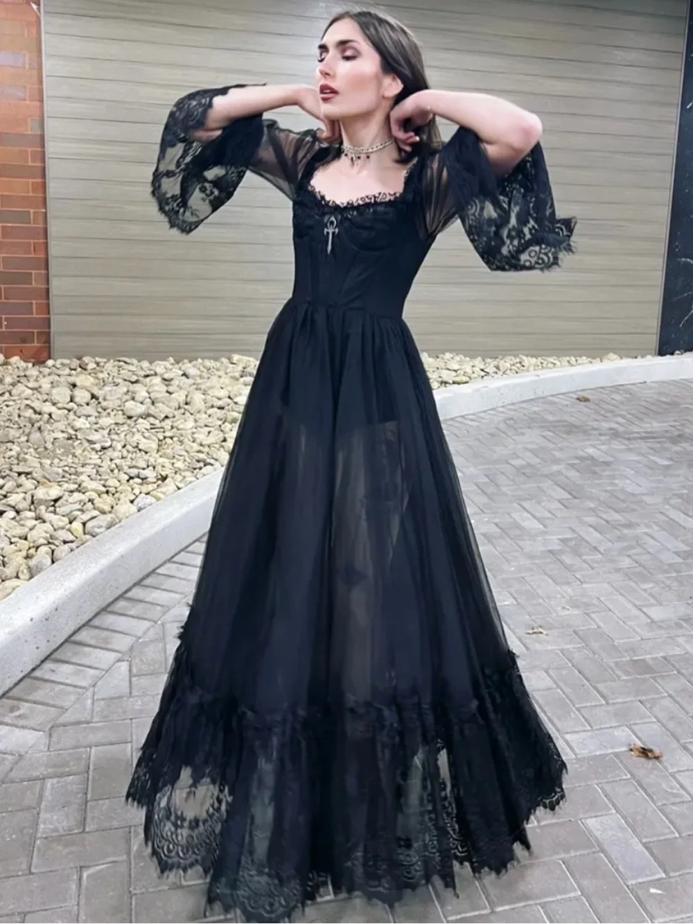widow lace dress Dolls Kill | Dresses | Dolls Kill Widow Dearly Departed Lace Dress Xl